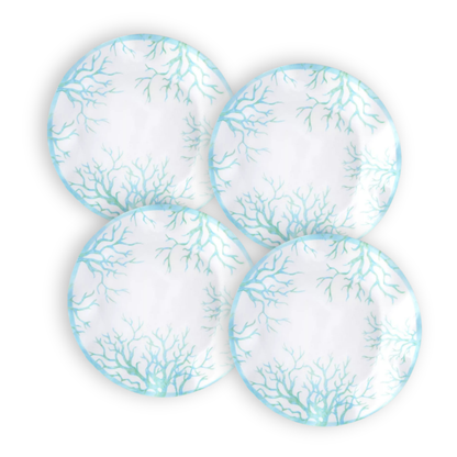 Coastal Sea Life Dinner Plates, 10.5-Inch, Set of 4 - Image 1