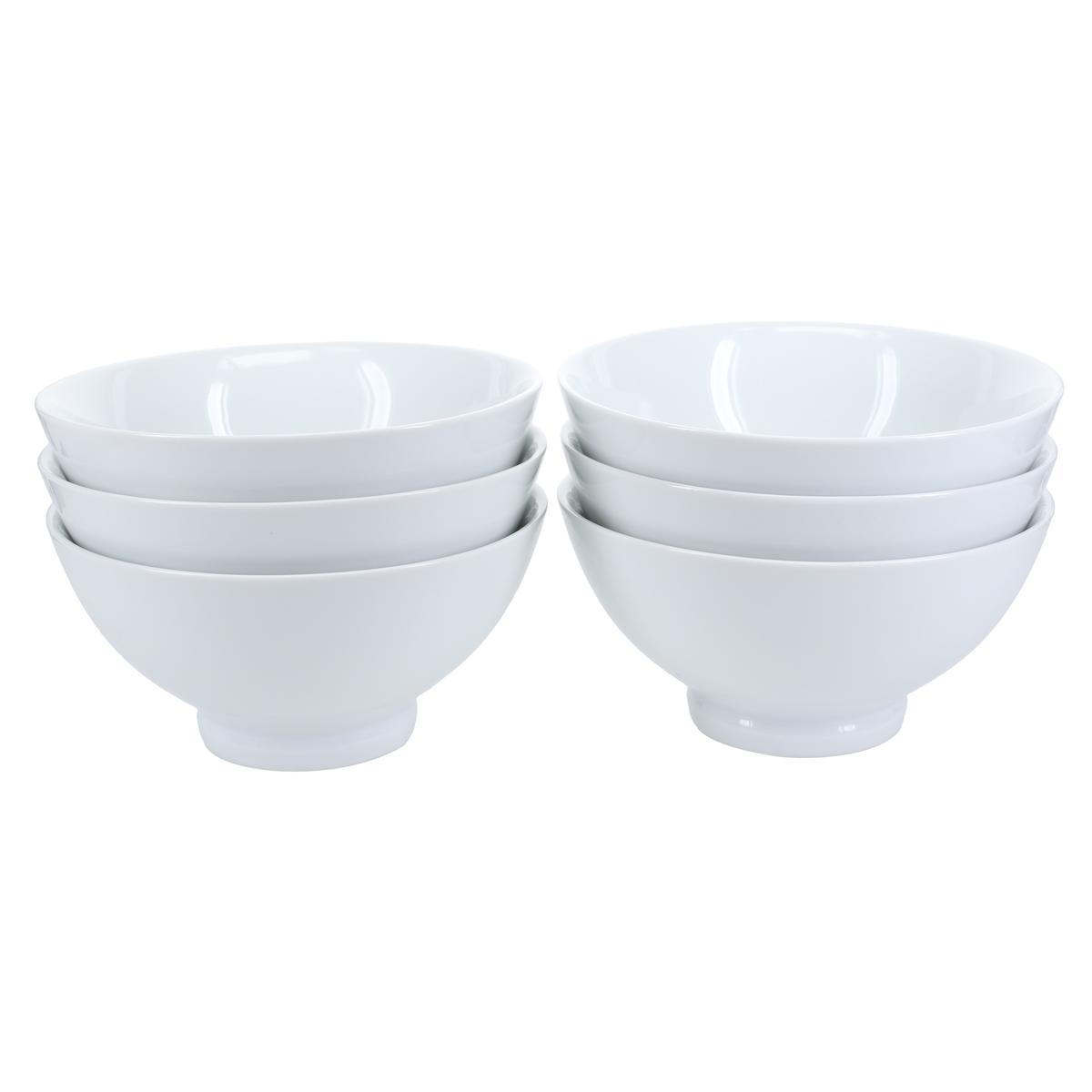 White Porcelain Noodle Bowls, 32 oz, Set of 6 - Image 8