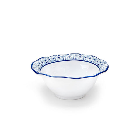 Blue Mosaic Melamine Cereal Bowls, 6.5-Inch, Set of 4 - Image 2