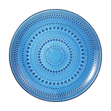 Dark Blue Hobnail Glass Dinner Plates, 10-Inch, Set of 4 - Image 1