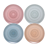 Multicolor Hobnail Glass Dinner Plates, 10-Inch, Set of 4 - Image 1