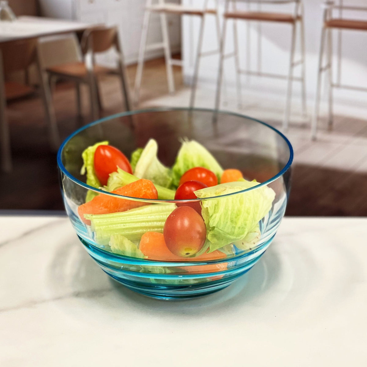 Blue Swirl Acrylic Bowls, 5.5-Inch - Image 7