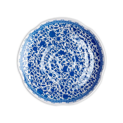 Blue Floral Outdoor Salad Plates, 9.5-Inch, Set of 4 - Image 2